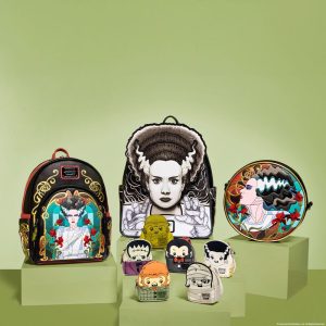 Universal Monsters The Bride Of Frankenstein Stained Glass Mini Backpack