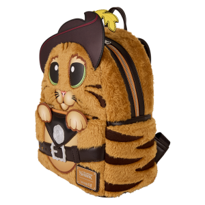 Shrek Puss In Boots Plush Cosplay Mini Backpack