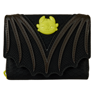 How To Train Your Dragon Night Fury Trifold Wallet