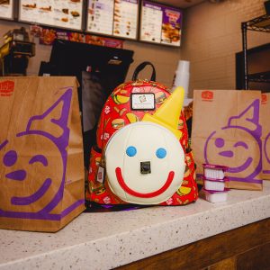 Jack in the Box Antenna Ball Jack Glow Mini Backpack