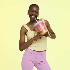 Loungefly Tropical Drink Figural Crossbody Bag