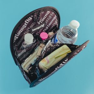 Pok&eacute;mon Pikachu & Mewtwo Glow Nylon Sling Crossbody Bag with Coin Bag