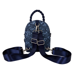 Loungefly Faux Denim Convertible Mini Backpack & Crossbody Bag