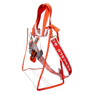 NFL Cincinnati Bengals Clear Convertible Backpack & Tote Crossbody Stadium Bag