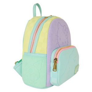 SDCC Limited Edition Hello Kitty & Friends Color Block Terry Cloth Mini Backpack