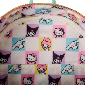SDCC Limited Edition Hello Kitty & Friends Color Block Terry Cloth Mini Backpack