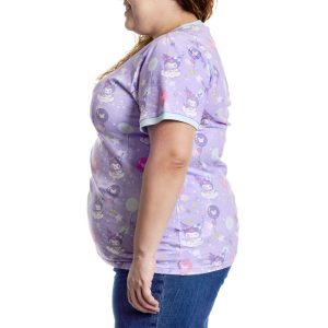 Sanrio Kuromi Carnival All-Over Print Unisex Ringer Tee&nbsp;