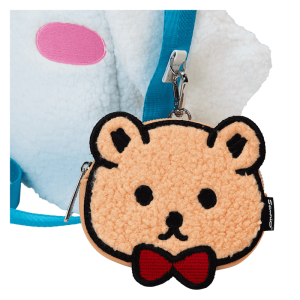 Sanrio Cinnamoroll Cosplay Sherpa Tote Crossbody Bag With Coin Bag