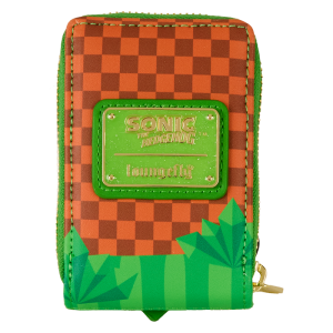 Sonic The Hedgehog Limited Edition Knuckles Emerald Glitter Accordion Wallet