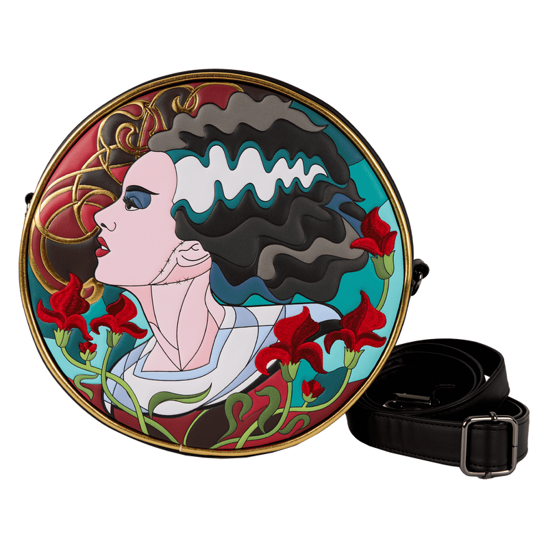 Universal Monsters The Bride Of Frankenstein Stained Glass Crossbody Bag