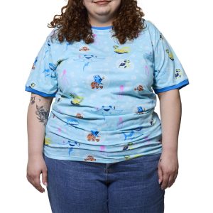 Finding Nemo 20th Anniversary Bubbles All-Over Print Unisex Ringer Tee&nbsp;