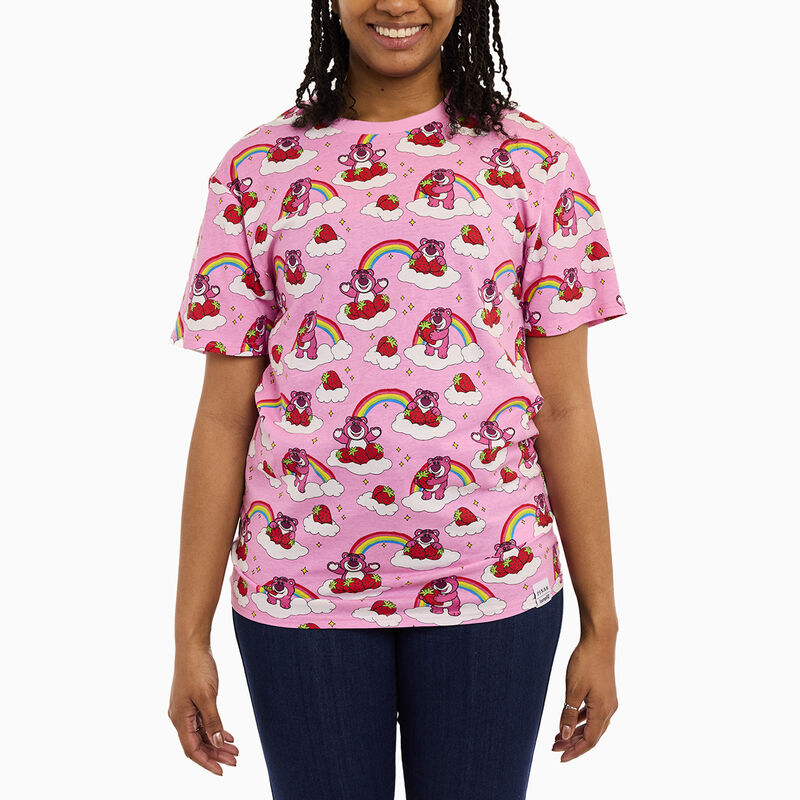 Toy Story Lotso Rainbow All-Over Print Unisex Tee
