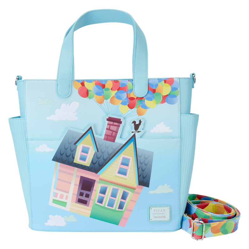 Up 15th Anniversary Balloon House Convertible Backpack & Tote Crossbody Bag