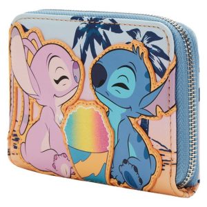 Lilo & Stitch Angel and Stitch Snow Cone Date Zip Around Wallet