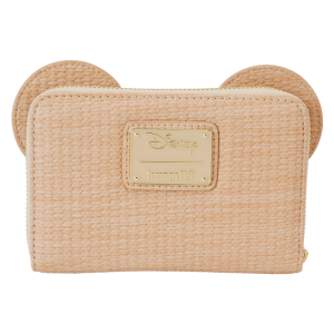 Mickey Mouse Woven Texture Zip Around Wallet