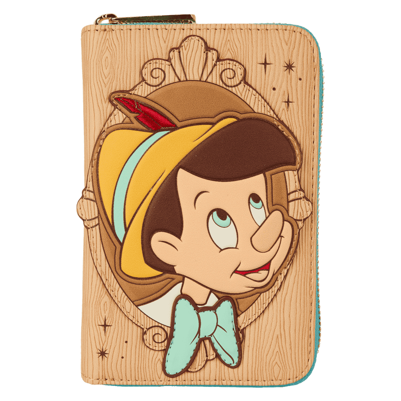 Pinocchio Cameo Zip Around Wallet