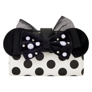 Minnie Mouse Exclusive Polka Dot Pearl Flap Wallet